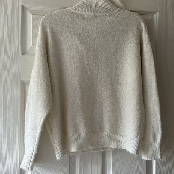 Little Lies Ivory White Pullover Sweater S/M - Picture 8 of 11